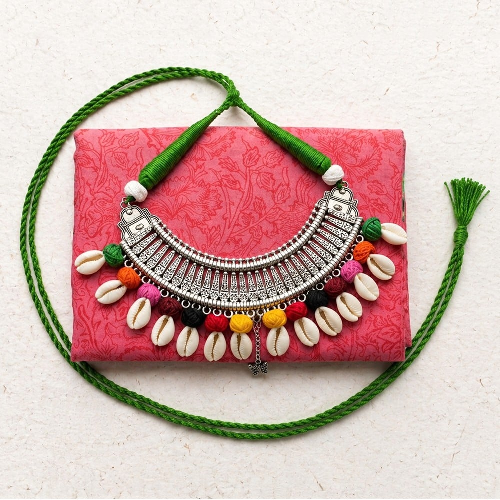 Handcrafted Boho Festive Statement Necklace for Women